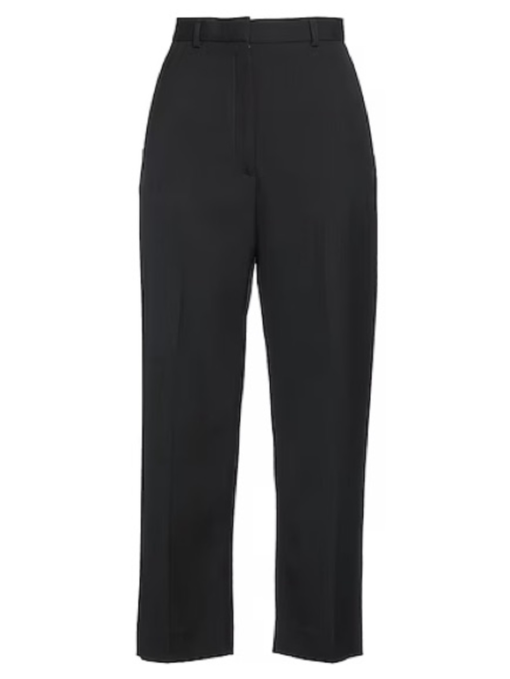 Acne Black High-Waist Tailored Trousers